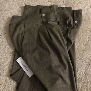 Princess Polly Wide Leg Pinstripe Pant